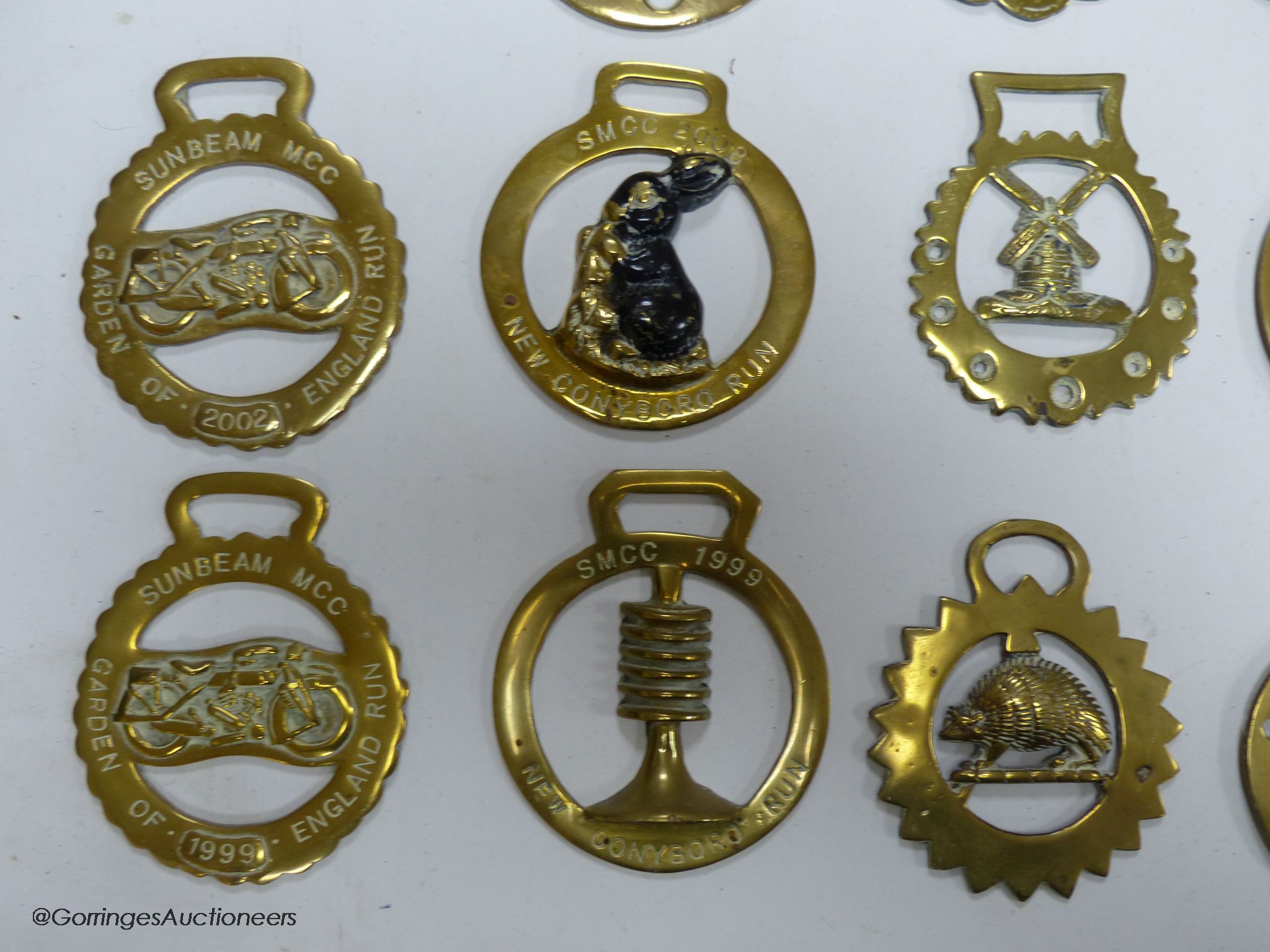 A collection of horse brasses